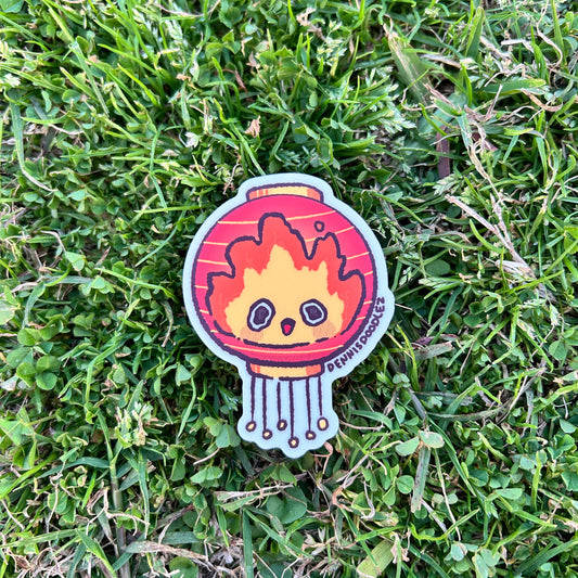 calcifer latern sticker