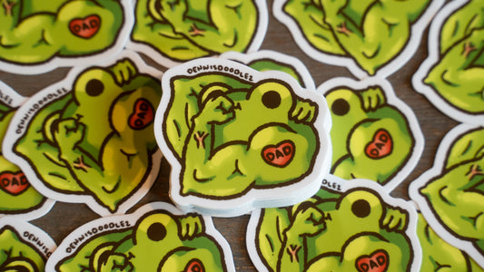 frog buff sticker