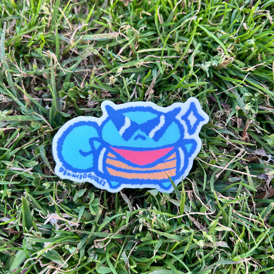 squirtle squad sticker