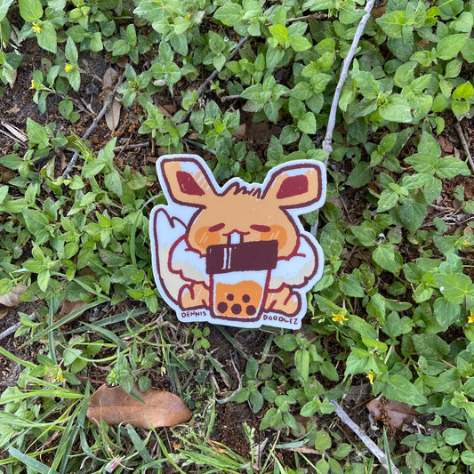 eevee boba sticker