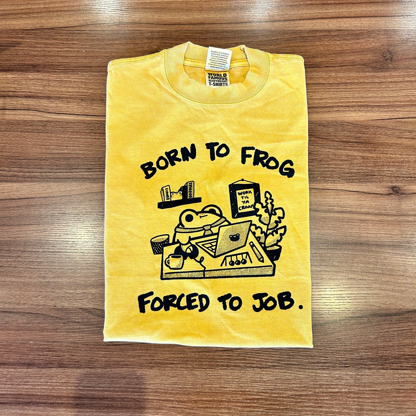 frog shirt (yellow)