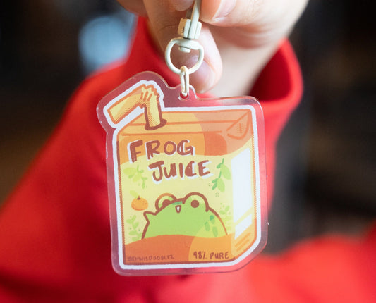 frog juice keychain