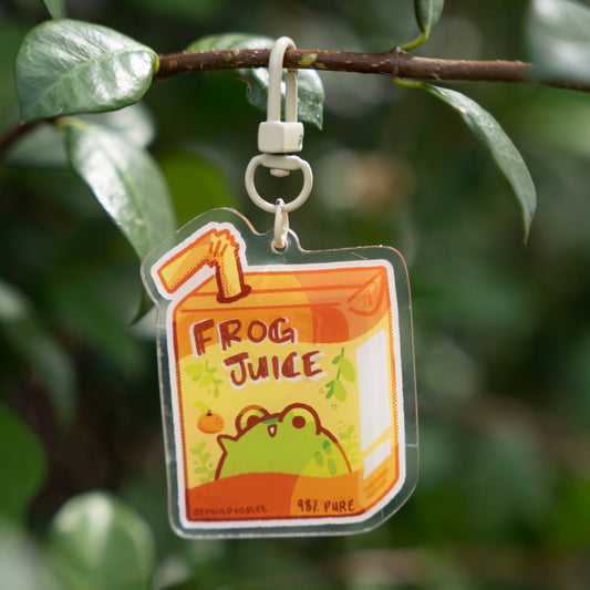 frog juice keychain