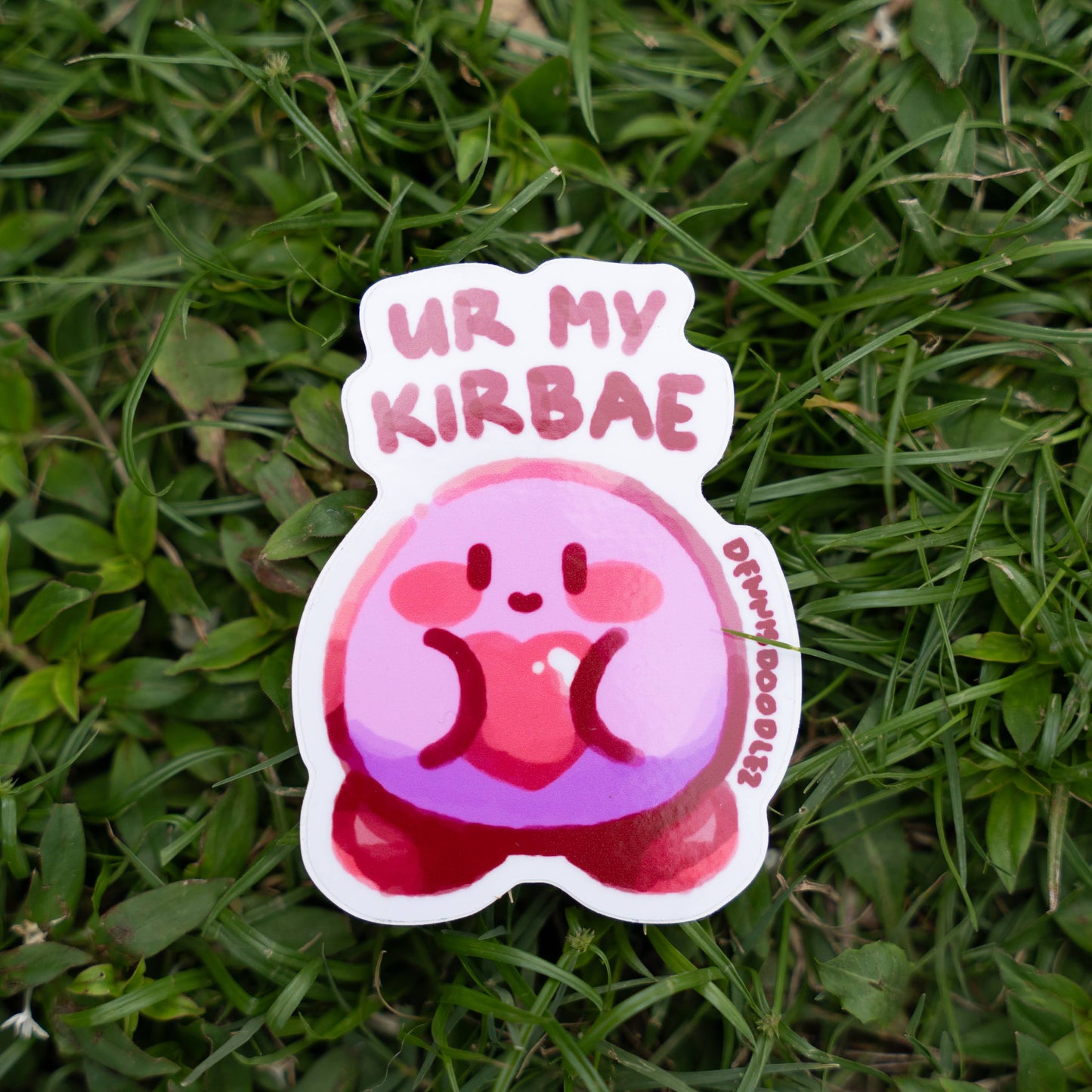 kirbae large sticker