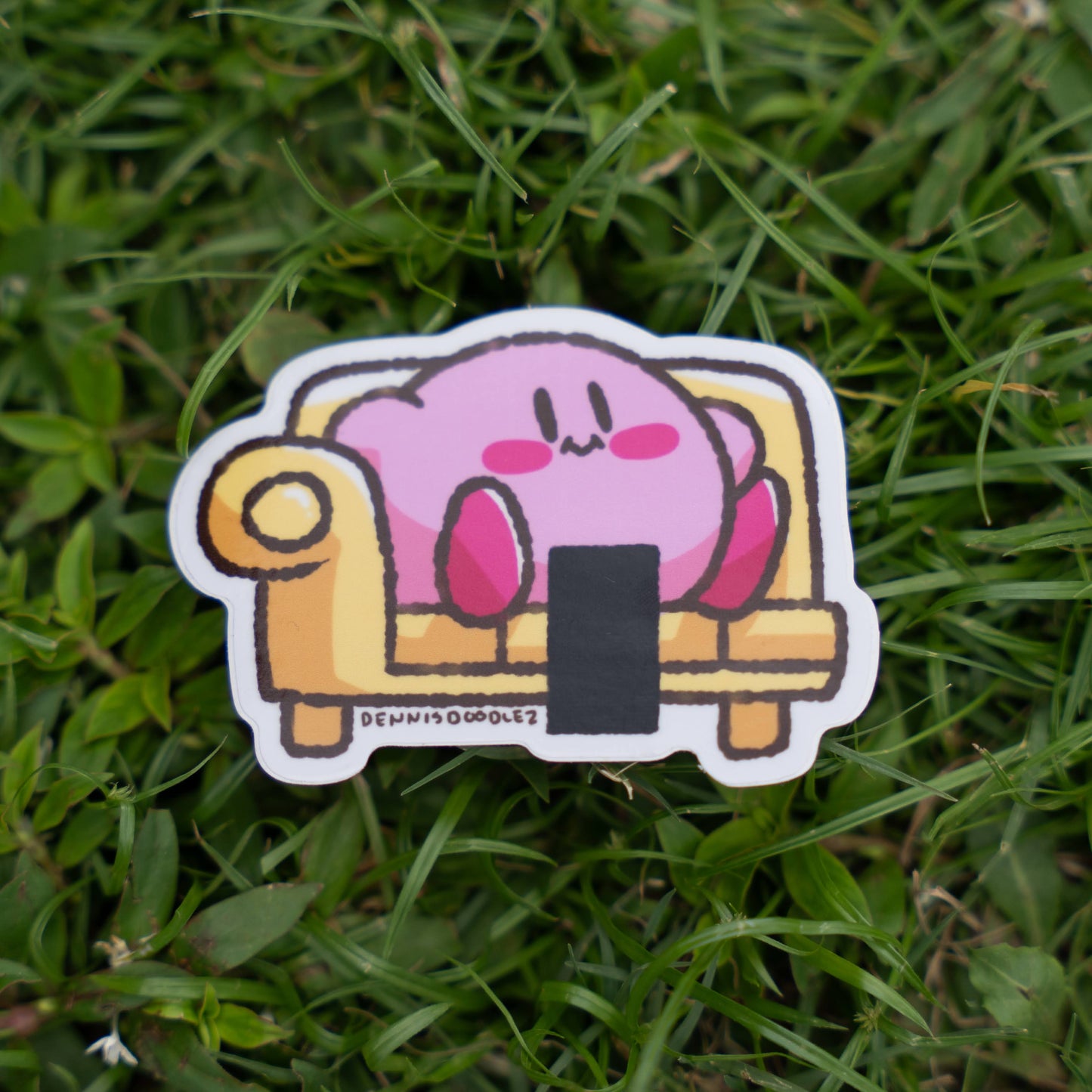 kirby couch sticker