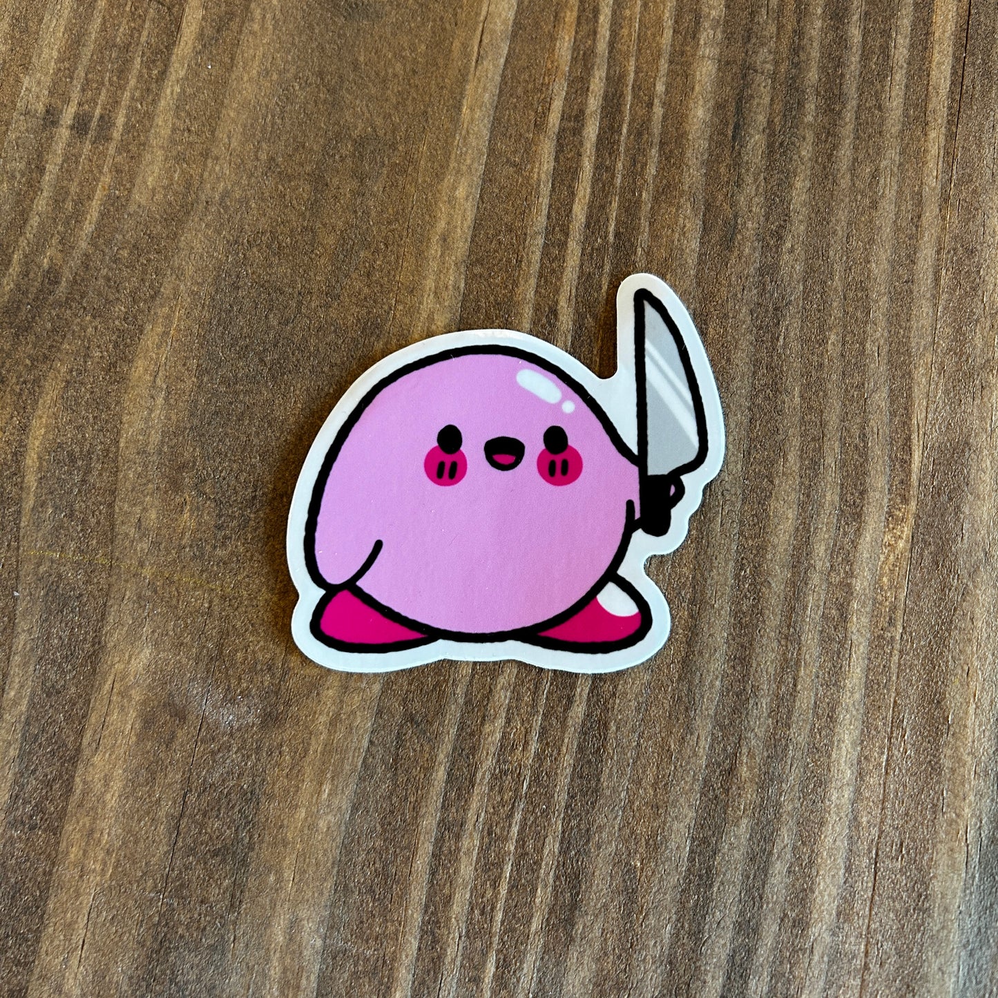 kirby knife large sticker