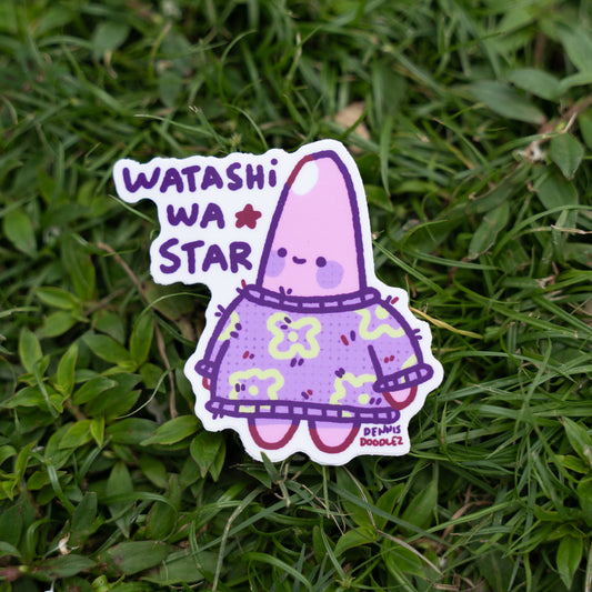 patrick wa star large sticker