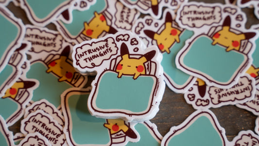 pikachu bed sticker