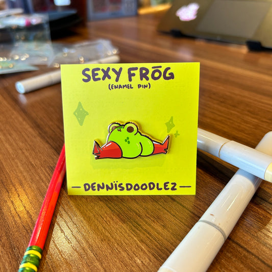 frog sexy pin