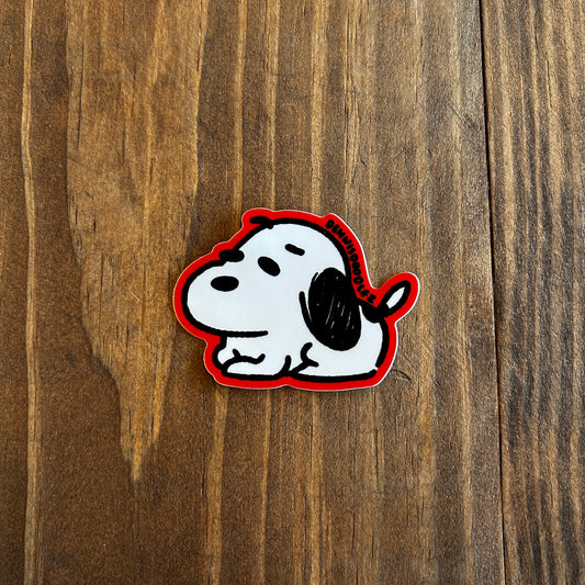 snoopy large sticker